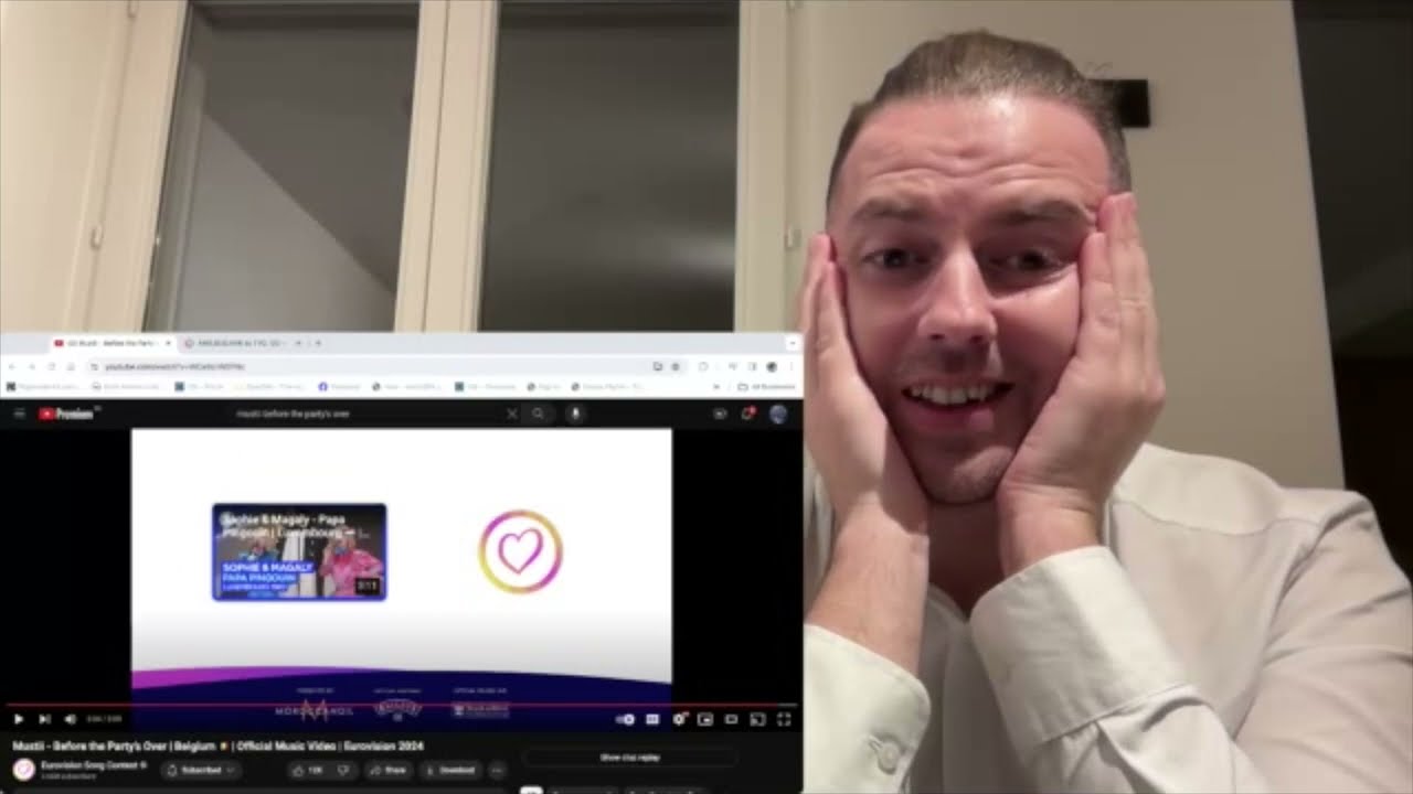Reacting to Belgium - Eurovision 2024 - Musti