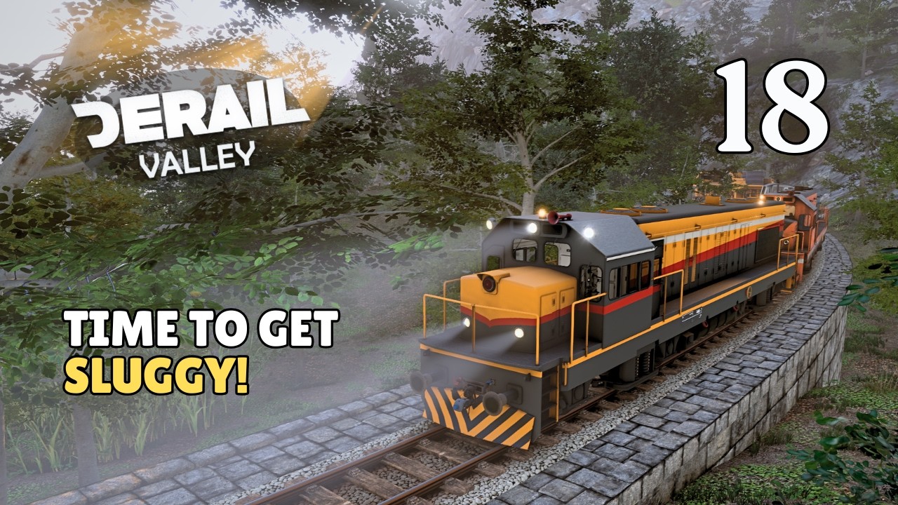 Heavy Weight Military-Industrial Haul, Cross-Map with the Slug - Derail Valley Realistic Career - 18