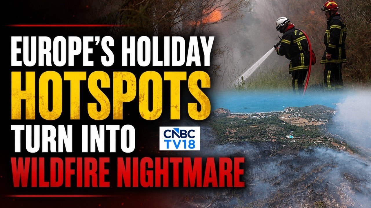 Italy Wildfire Forces Tourist Evacuations On Gargano Peninsula | Wildfires Ravage Italy | N18G