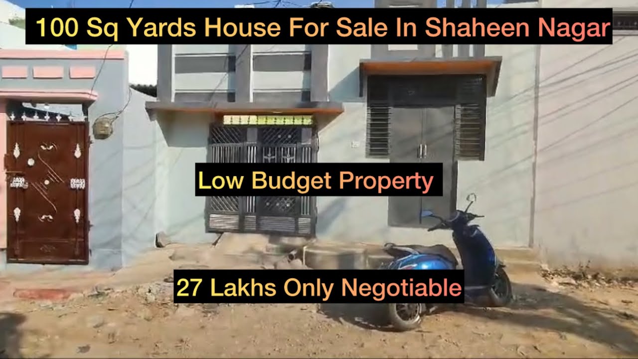 100 Sq Yards House For Sale In Shaheen Nagar Habeeb Colony | Registered Documents | ☎️ 9885698797