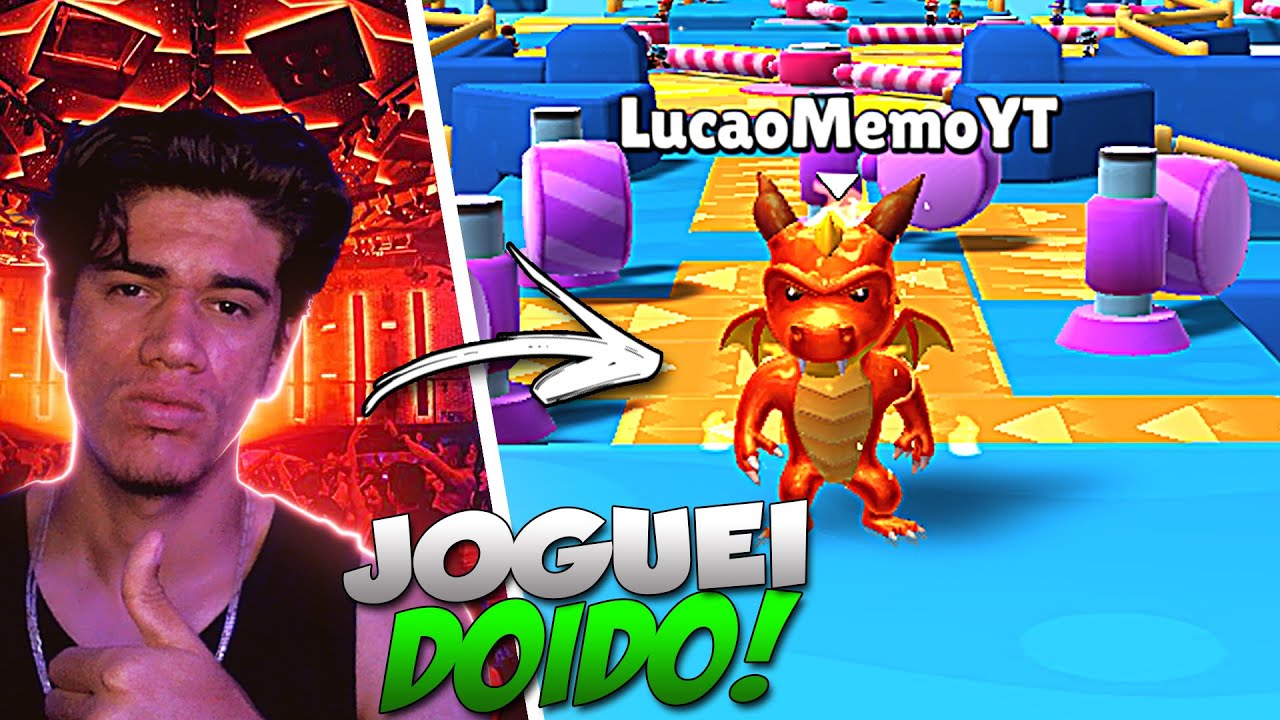 CHEGUEI DA FESTA ÀS 5 DA MANHÃ E FUI JOGAR STUMBLE GUYS!