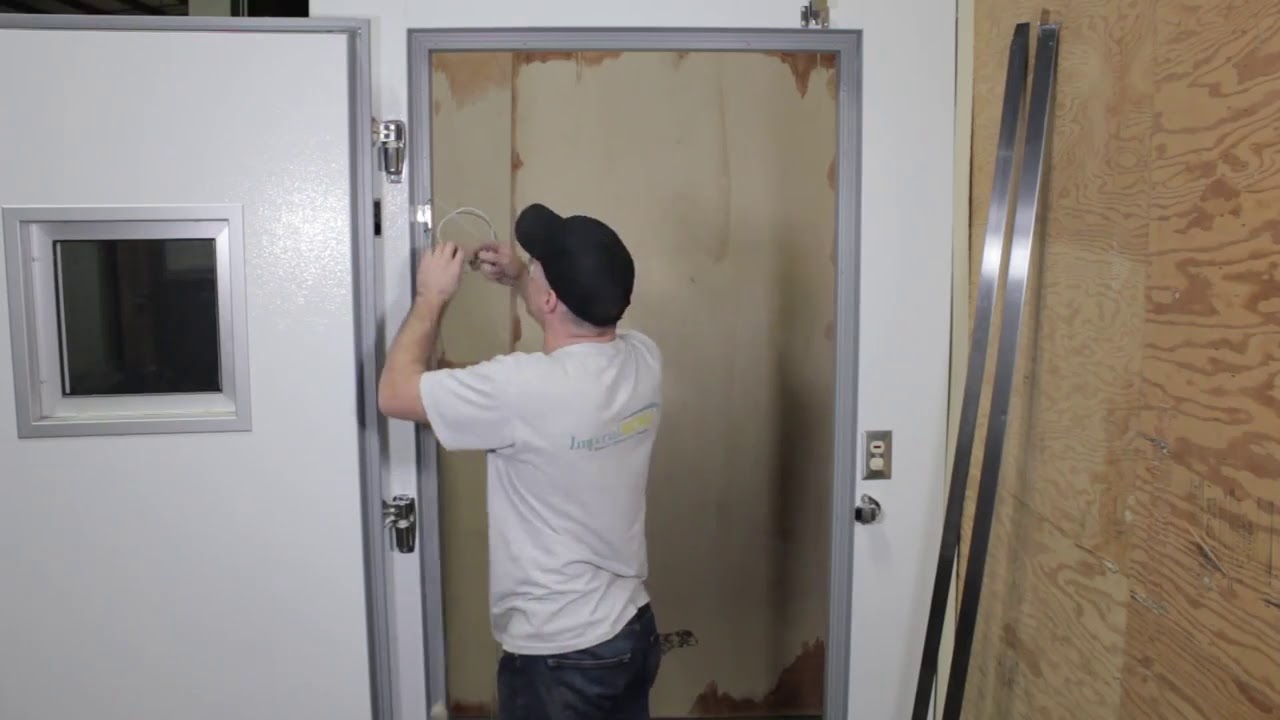 How to Replace the Heat Cable on a Walk in Cooler Swing Door