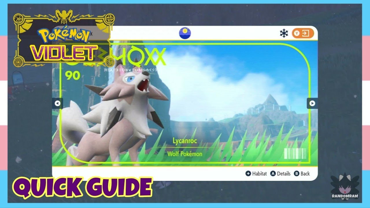 Where To Catch Lycanroc Midday Form In Pokemon Scarlet & Violet | Location Quick Guide