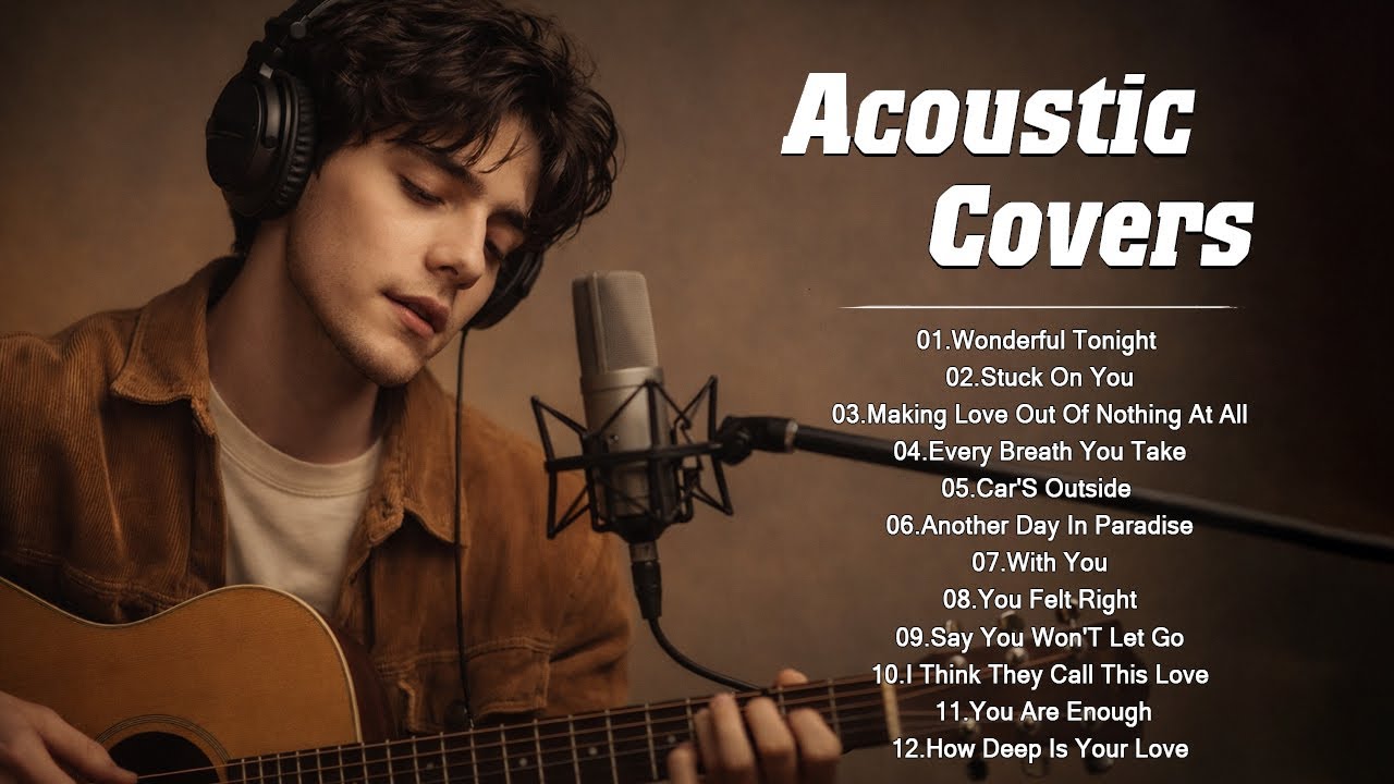 70s 80s 90s Acoustic Covers – Male Vocal | Wonderful Tonight,Stuck On You  & More