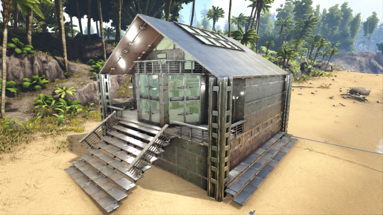 【ARK建築】土台16個で簡単に出来るスマートハウス！【ARK PRACTICAL HOUSE】