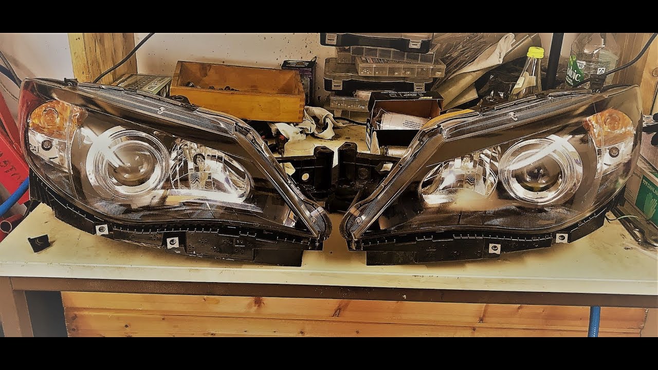 Как восстановить фары на Субару. How to restore the headlights on the Subaru.