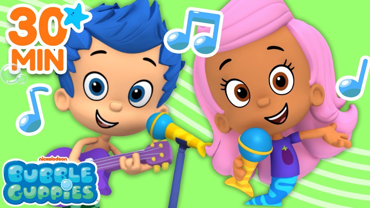 Best Bubble Guppies Sing-Along Songs and Games! 🎵 30 Minute Compilation | Bubble Guppies