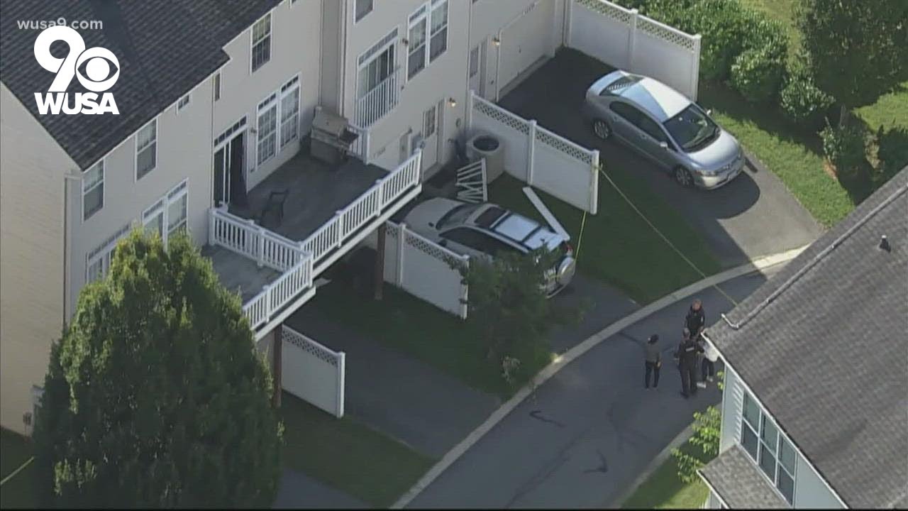 2 hospitalized after falling from a 2-story balcony in Maryland