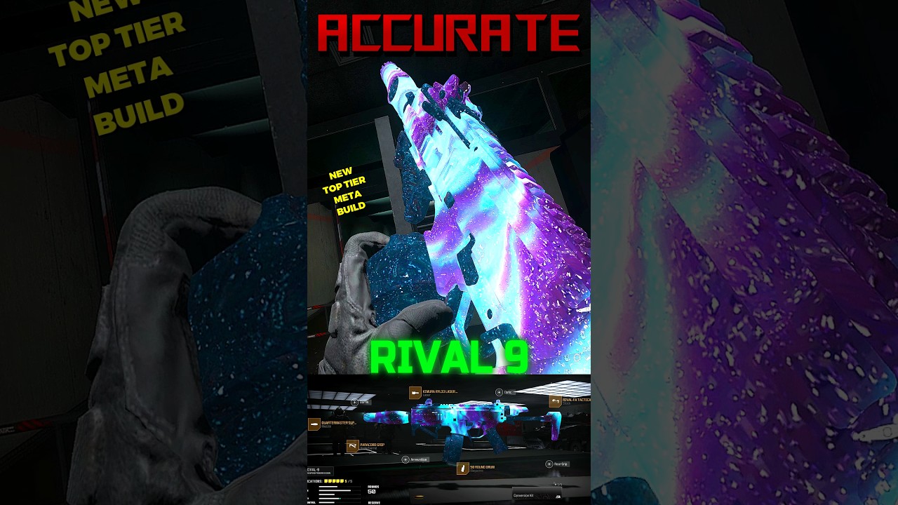 This *RIVAL 9* Build is ACCURATE in MODERN WARFARE 3 | Best Class Setup | META | COD #shorts #viral