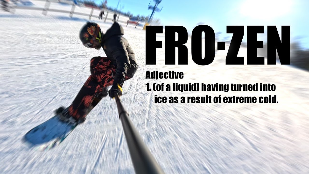 Snowboarding Michigan | A Perfectly Frozen Bluebird Day