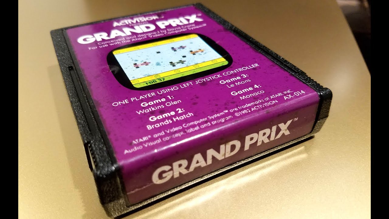 Classic Game Room - GRAND PRIX review for Atari 2600