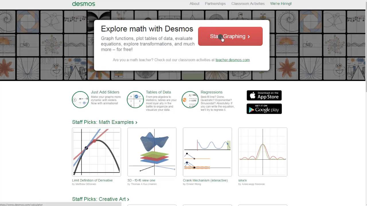 Exponential Functions (growth and decay) - Create Equation, Compare Graphs and Tables