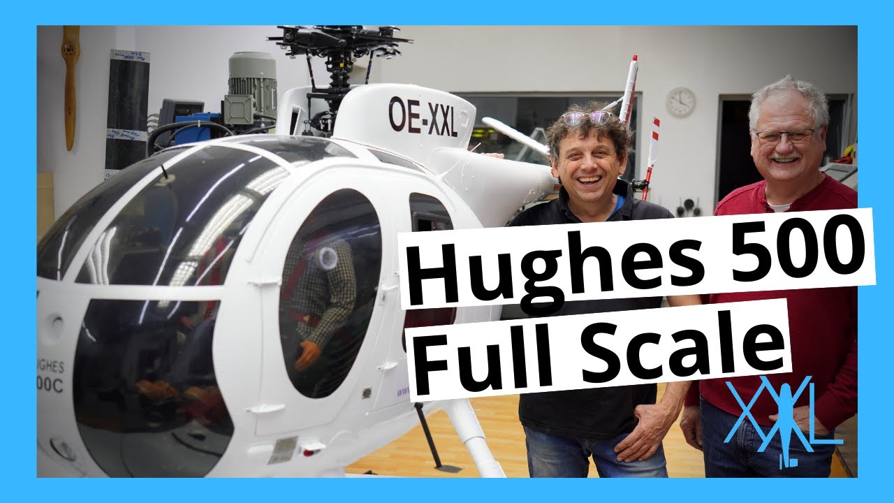 Hughes 500 Full Scale Exterior Tour | XXL-modelhelicopter