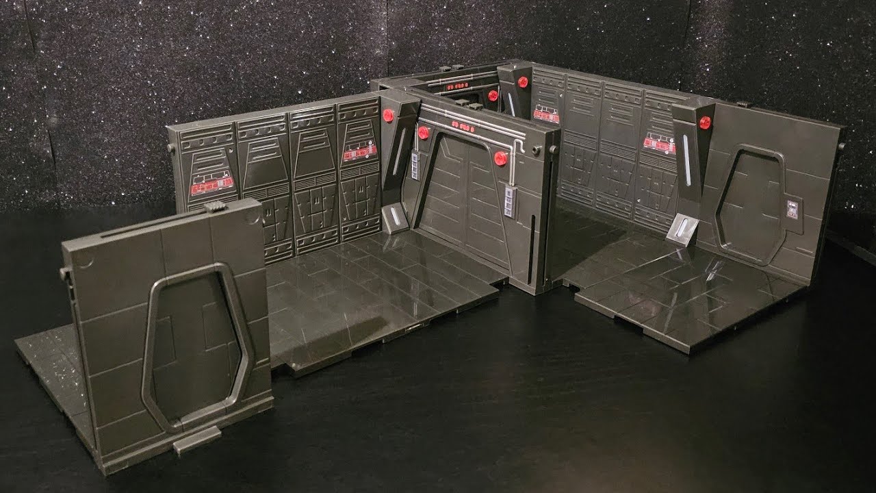 2 X Moff Gideon's Imperial Light Cruiser Hallway Sets.  Star Wars The Vintage Collection