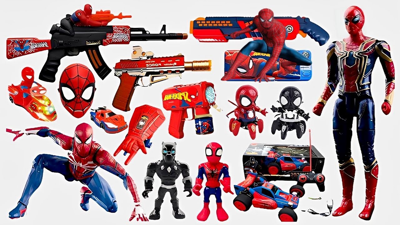 Unboxing Marvel Spiderman Toys Series | Marvel Spiderman & Friends Playground | Spider Man Gun & Car