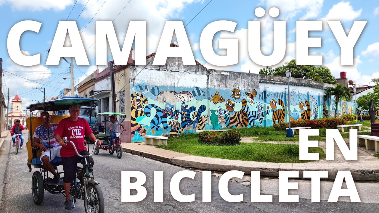 Camaguey Cuba: recorrido en bicicleta por el centro de la ciudad de los tinajones