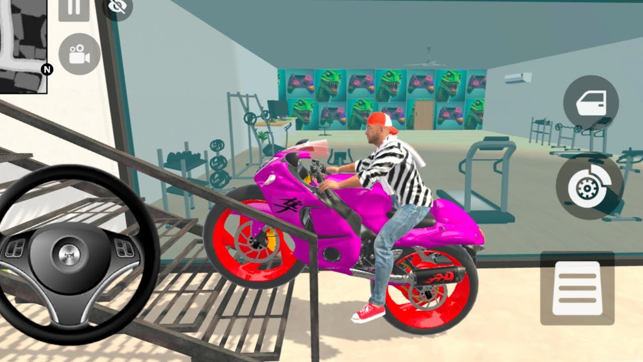 I Tried Riding a Superbike Inside a House 😱 IN INDIAN THIFT AUTO SIMULATOR 