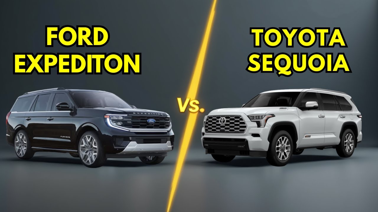 2025 Ford Expedition vs Toyota Sequoia &ndash; Price, Specs & MPG Compared!