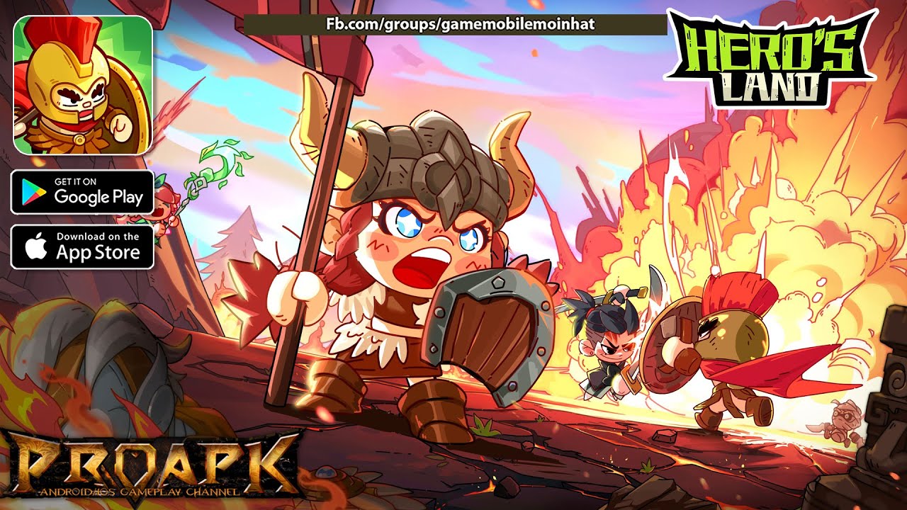 HERO'S LAND Gameplay Android / iOS (Official Launch)