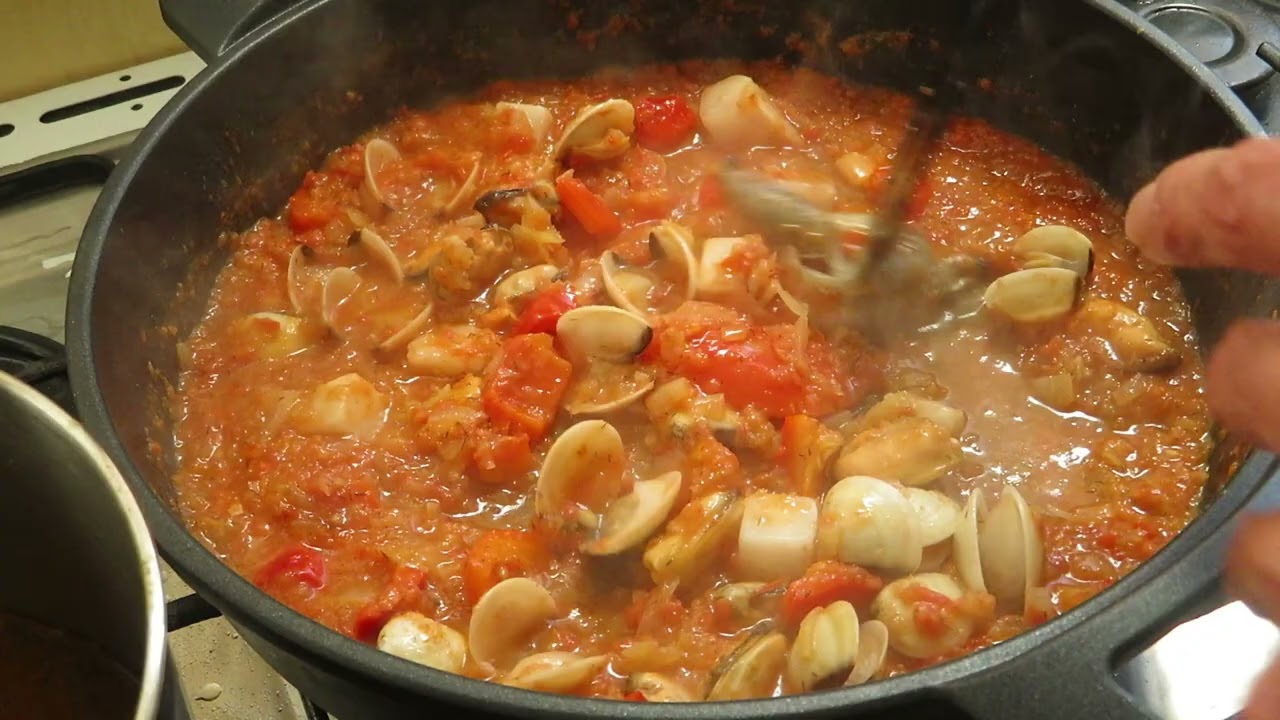 FIDEOS CON MARISCO CONGELADO (Ingredientes en la descripción)