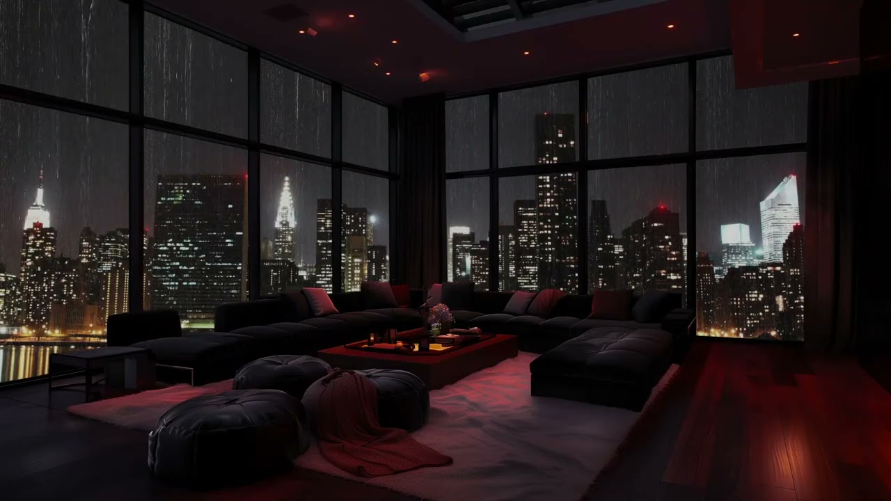 Beat Insomnia - The Sound Of Heavy Rain Helps You Sleep Soundly And Relax Deeply - Asmr