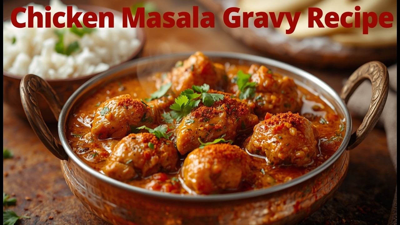 Chicken Masala Gravy Recipe | Dhaba Style Chicken Masala | Iftar Special Chicken Recipe