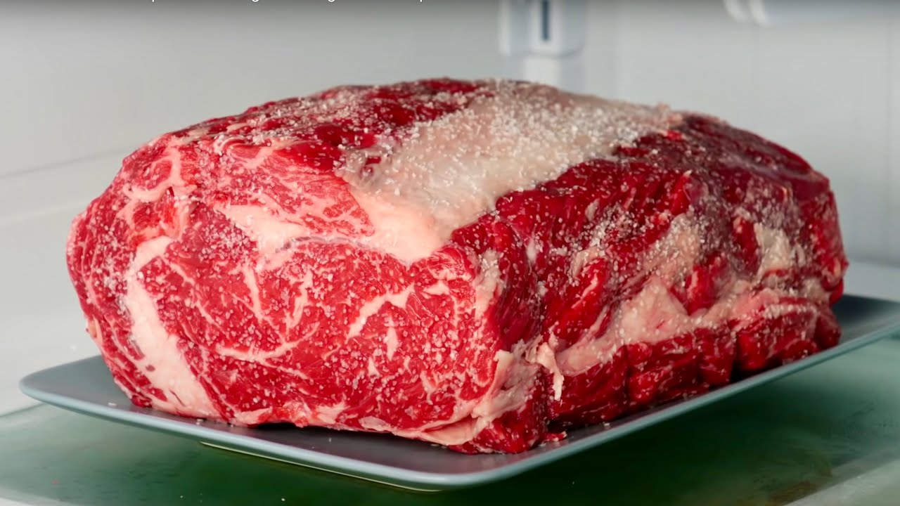 How to reverse sear smoked prime rib using the cold grate technique