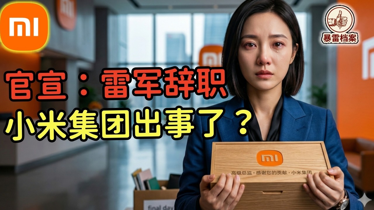 雷军辞职了，小米门店关了1000家，雷军的粉丝帝国，正在崩塌，撞柱子、掉轮子、掉粉百万：小米的2026