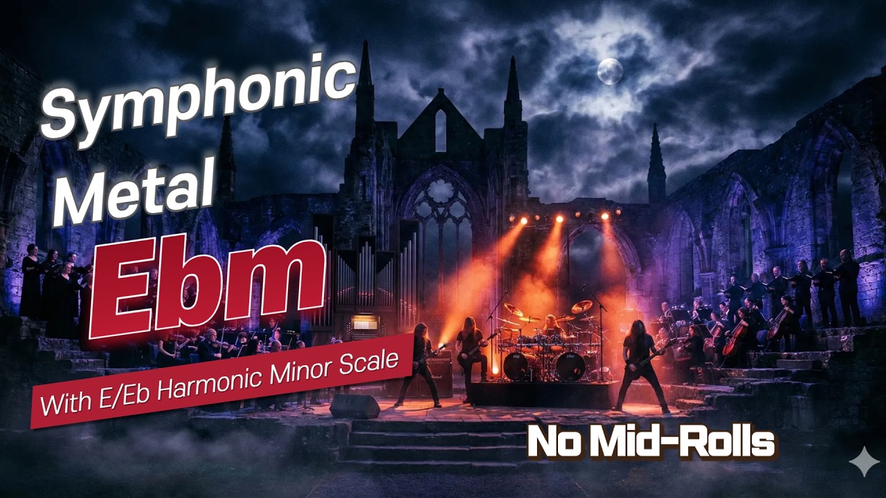 Epic Symphonic Metal Backing Track | Ebm & E Harmonic Minor