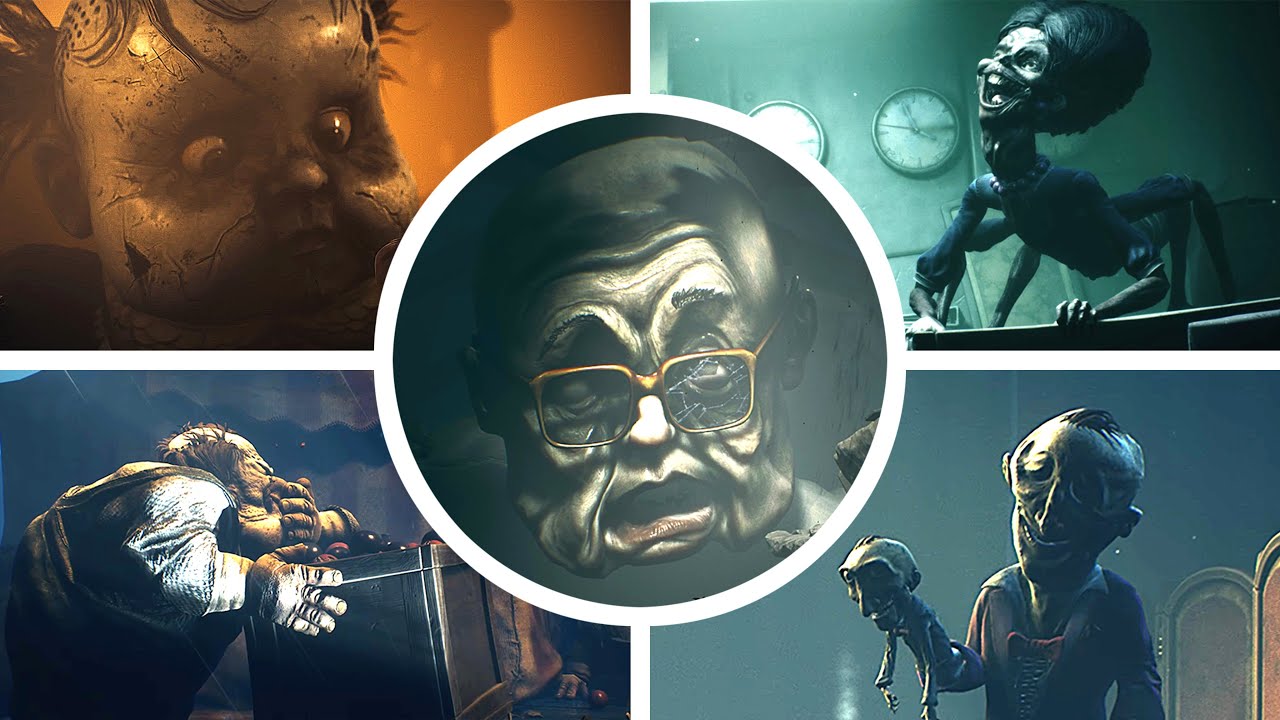 Little Nightmares 3 - All Bosses with Cutscenes