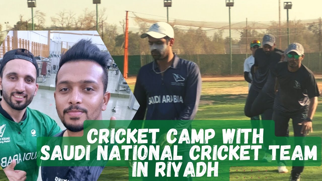 Cricket Camp With Saudi Arabia National Cricket Team In Riyadh | SACF | RazaAlfardanVlogs