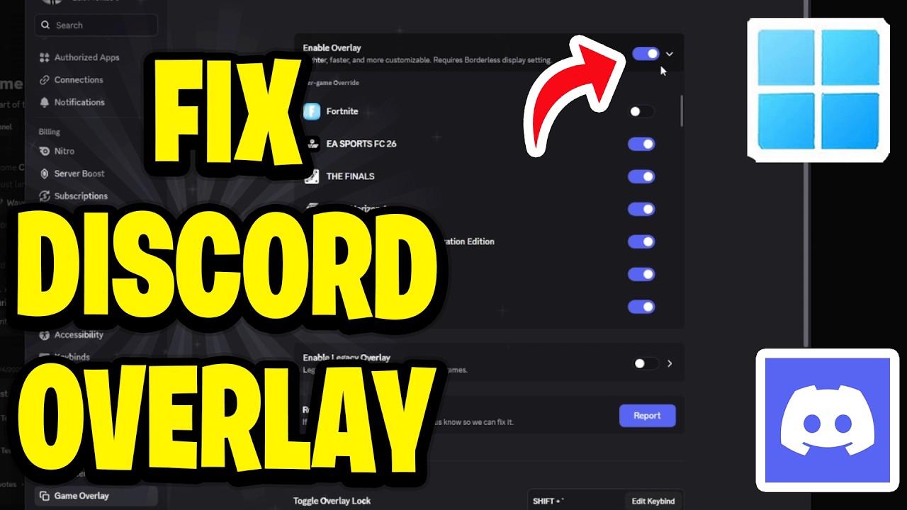 Как исправить неработающий Discord Overlay (Краткое руководство)