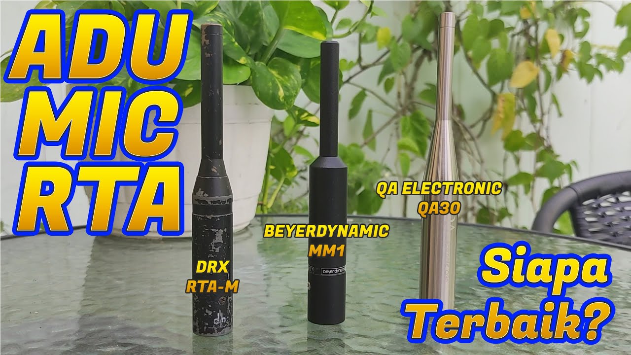 COMPARE MIC RTA | BEYERDYNAMIC MM1 VS QA ELECTRONIC Q30 VS DBX RTA-M