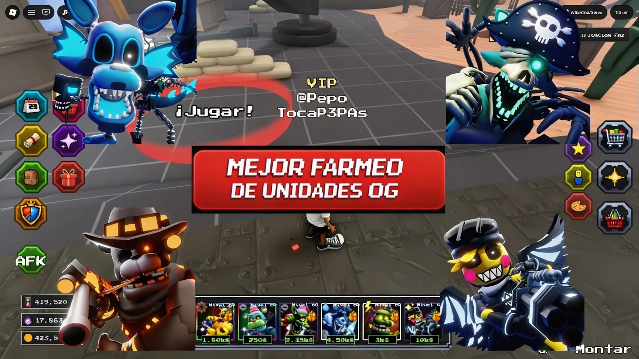 Cómo Farmear Unidades EFICIENTEMENTE en el Evento OG | FNAF TD2