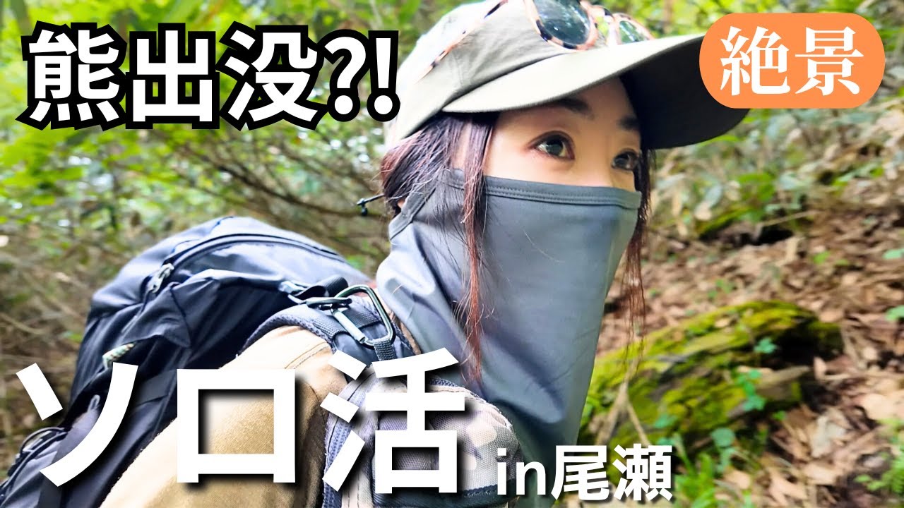 【山旅】女ひとり秘境ハイク＆熊警戒🥾初心者OK絶景小屋泊 #尾瀬 #ハイキング