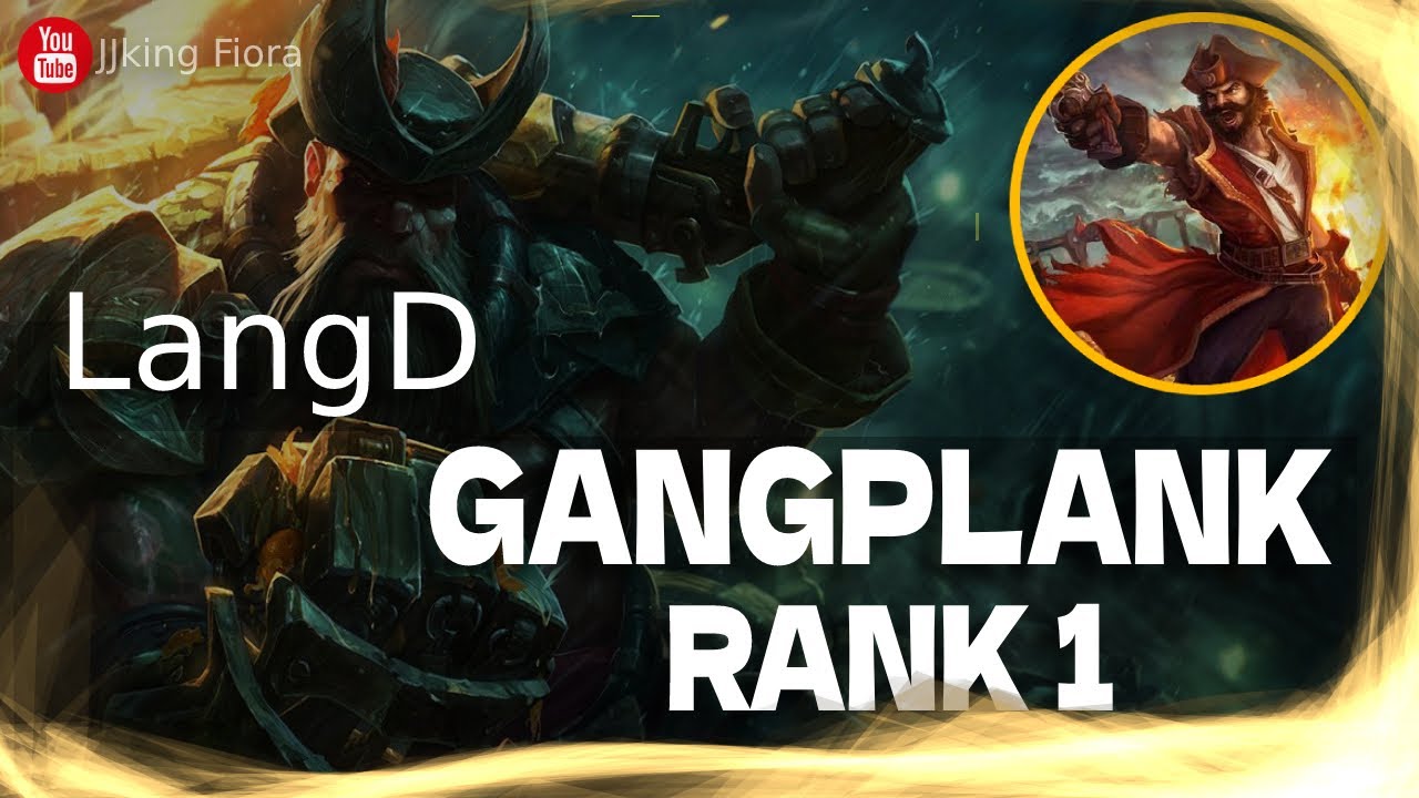 🔴 LangD Gangplank vs Lee Sin - LangD Rank 1 Gangplank Guide