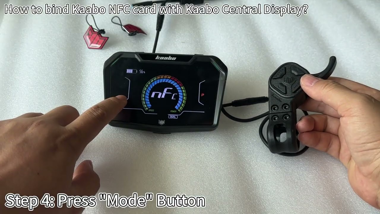 How to Bind Kaabo NFC Card with Kaabo Central Display?