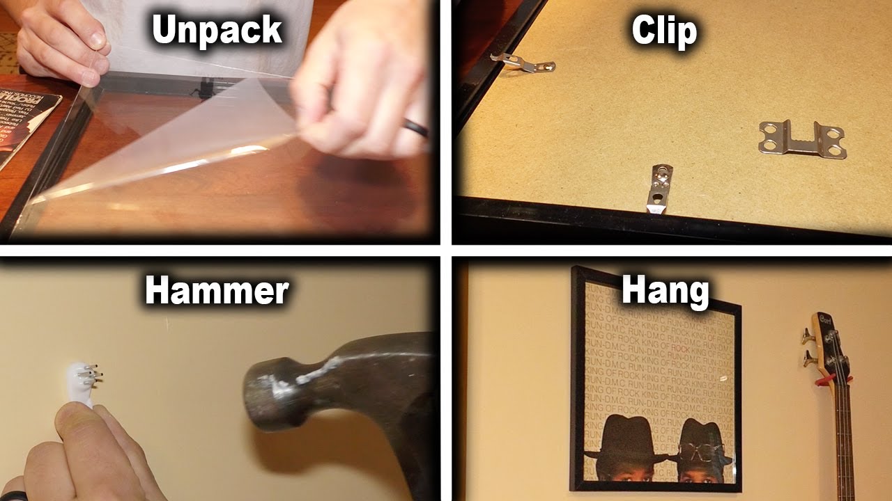Vinyl Record Display Frame | How to Hang