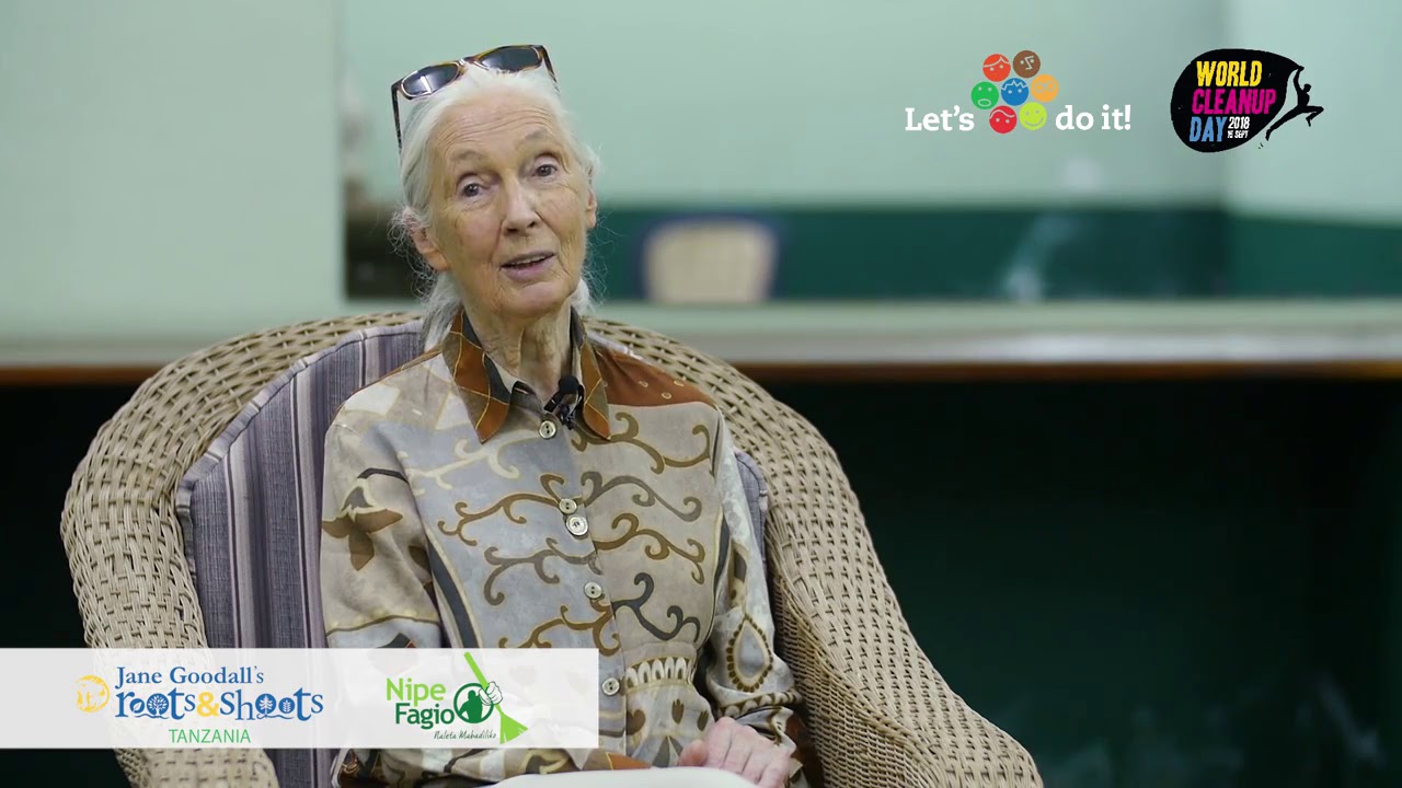 Dra. Jane Goodall apoya el D&iacute;a Mundial de la Limpieza