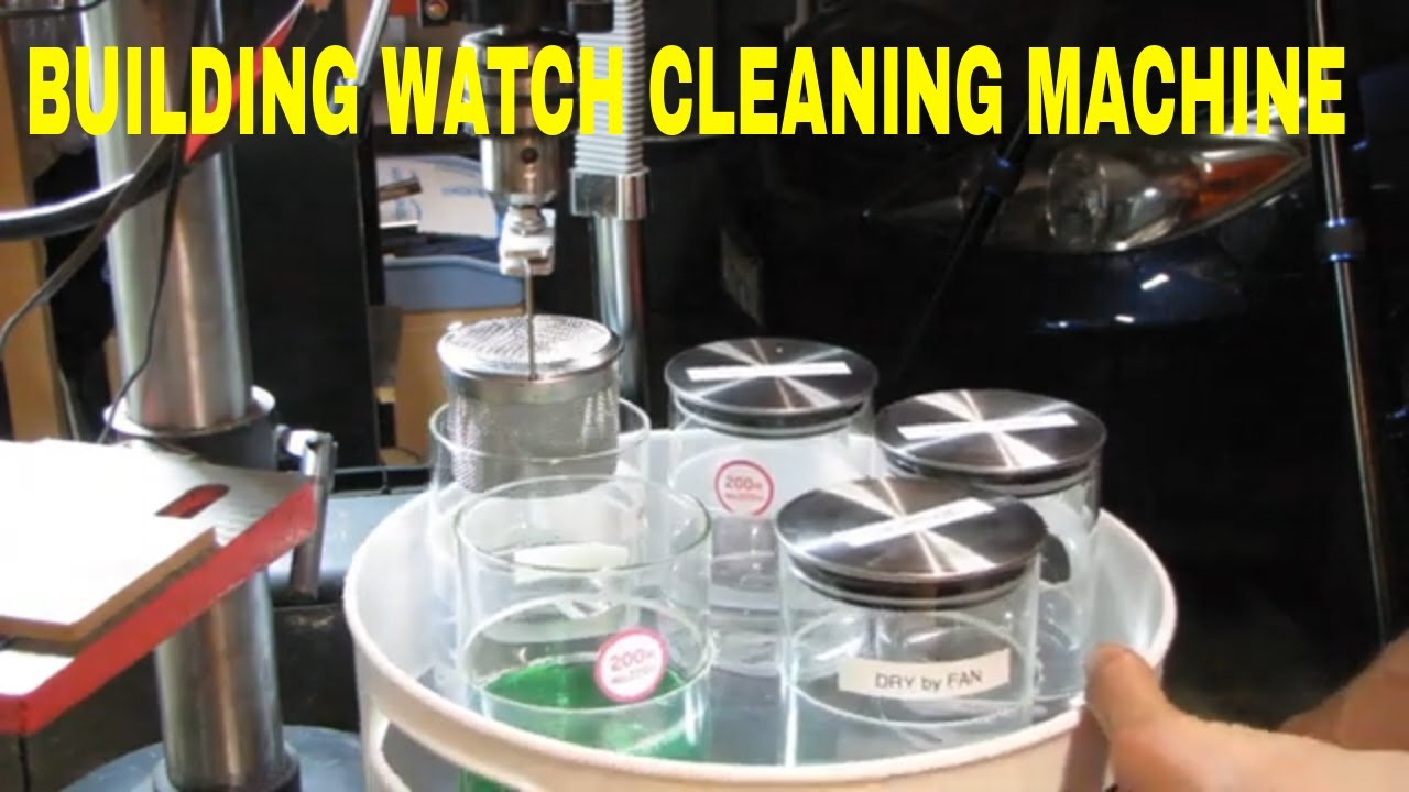 How I Made a Watch Cleaning Machine DIY Project