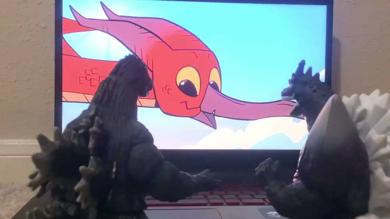 Heisei Godzilla and SpaceGodzilla react to RODAN’s EGG [Godzilla Animation]