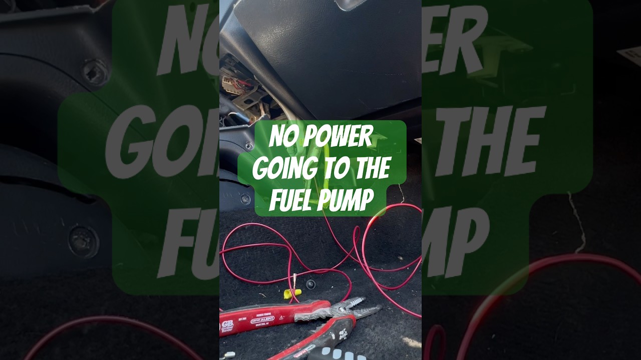 Fuel Pump Rewiring! Lost power to the fuel pump so I rewire#automobile #eghatch #fixitup #carshorts
