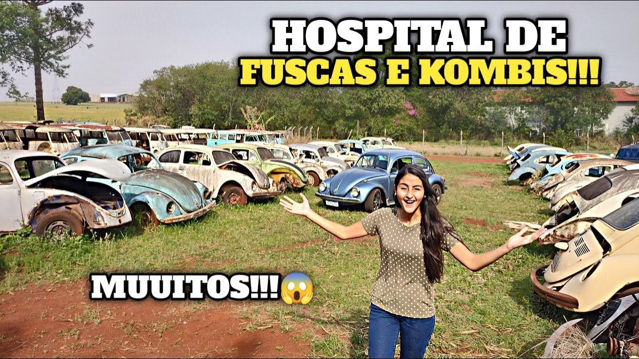 FUI CONHECER UM HOSPITAL DE FUSCAS E KOMBIS!!!