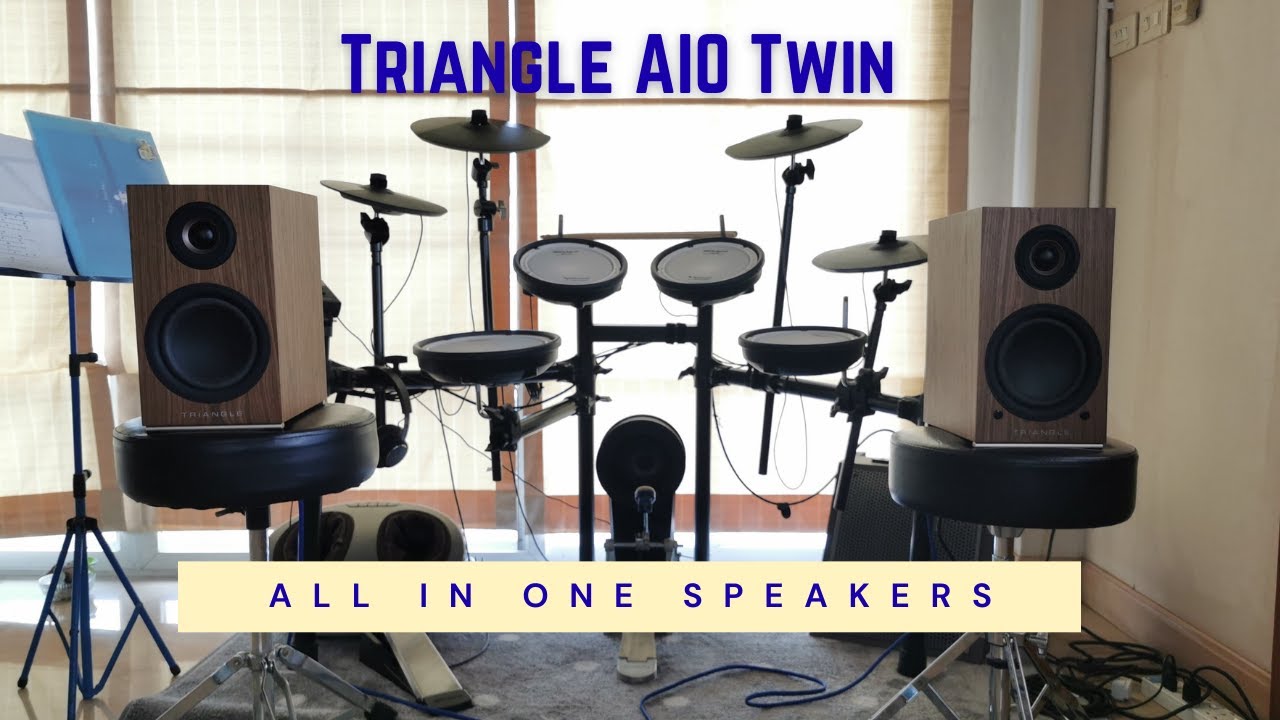 All In One Speakers ... How it sounds ? -  Triangle AIO Twin (Audio Test)