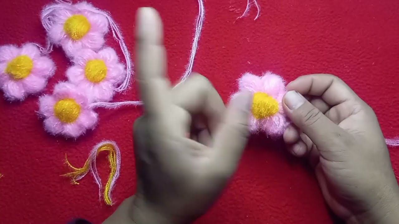 Big size puff flower For cardigan || puff flower Banane ka Tarika|| 