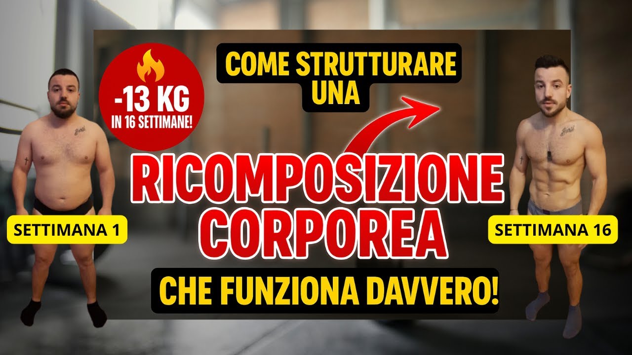 RICOMPOSIZIONE CORPOREA: Perdi GRASSO e Aumenta la MASSA MUSCOLARE (Guida Completa)