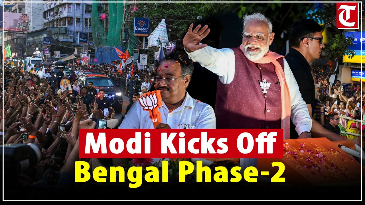 PM Narendra Modi rallies in Howrah, launches Phase-2 Bengal poll campaign, targets TMC govt