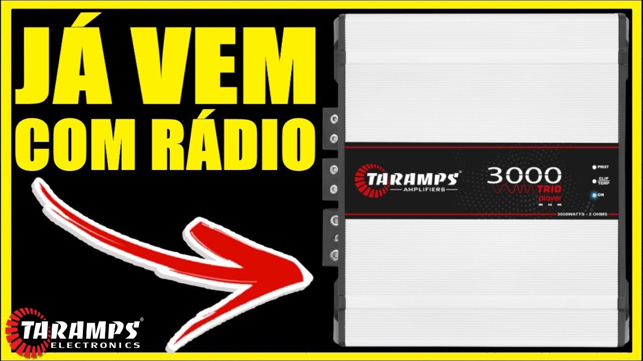 MÓDULO TARAMPS 3000 TRIO PLAYER - UNBOXING #ALANROD