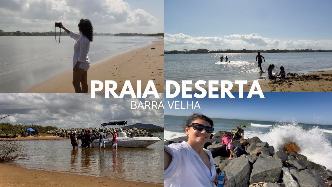 PASSAMOS O DIA NA PRAINHA DESERTA EM BARRA VELHA!! ENCALHAMOS NA LAGOA #vlog #vlogcomigo