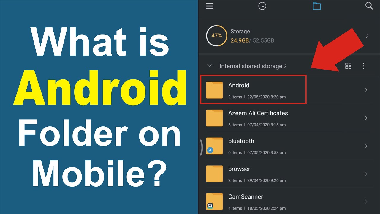 What is Android Folder in Mobile ? What Happen if We delete This Folder ??